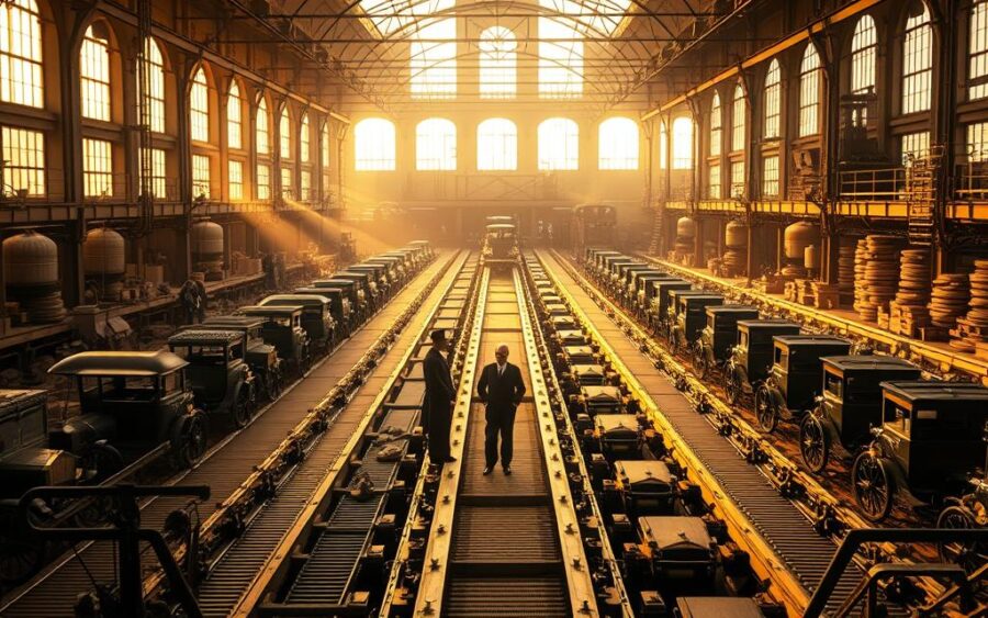 Henry Ford – jak taśma produkcyjna zmieniła przemysł.