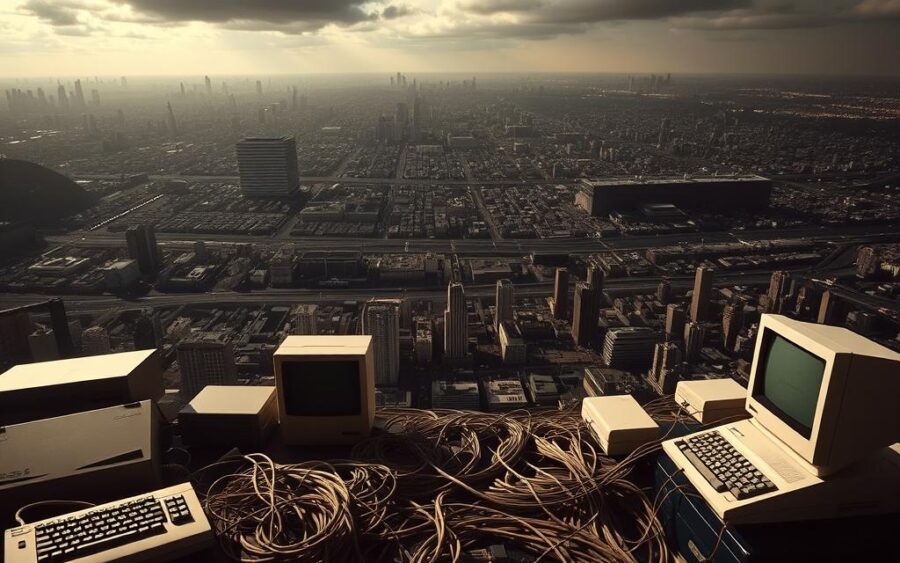 Początki Internetu – od sieci wojskowej do globalnej pajęczyny.